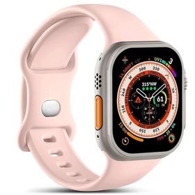 Microsonic Apple Watch SE 2022 40 mm Active Flex Wristband Rose Gold Uyumlu Kordon