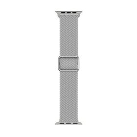 Microsonic Apple Watch SE 2022 40 mm Braided Loop Band Gri Kordon