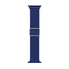 Microsonic Apple Watch SE 2022 40 mm Braided Loop Band Lacivert Kordon