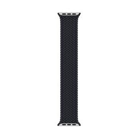 Microsonic Apple Watch SE 2022 40 mm Braided Solo Loop Band Siyah 127 mm Small Kordon