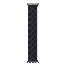 Microsonic Apple Watch SE 2022 40 mm Braided Solo Loop Band Siyah 127 mm Small Kordon