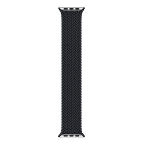 Microsonic Apple Watch SE 2022 40 mm Braided Solo Loop Band Siyah 127 mm Small Kordon