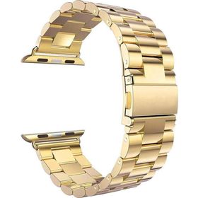 Microsonic Apple Watch SE 2022 40 mm Metal Stainless Steel Gold Kordon