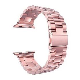 Microsonic Apple Watch SE 2022 40 mm Metal Stainless Steel Rose Gold Kordon