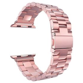 Microsonic Apple Watch SE 2022 40 mm Metal Stainless Steel Rose Gold Kordon