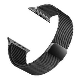 Microsonic Apple Watch SE 2022 40 mm Milanese Loop Siyah Kordon