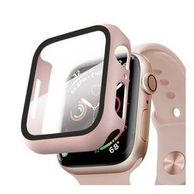 Microsonic Apple Watch SE 2022 40 mm Rose Gold Matte Premium Slim Watch Band Kılıf