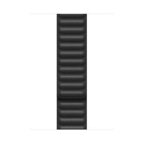 Microsonic Apple Watch SE 2022 40 mm Siyah Leather Link Band Kordon