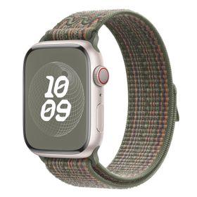 Microsonic Apple Watch SE 2022 40 mm Terra Sport Loop Koyu Yeşil Kordon