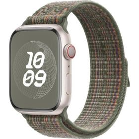 Microsonic Apple Watch SE 2022 40 mm Terra Sport Loop Koyu Yeşil Kordon