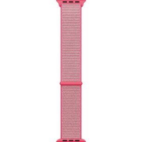 Microsonic Apple Watch SE 2022 44 mm Pembe Woven Sport Loop Hasırlı Kordon