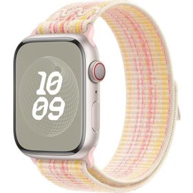 Microsonic Apple Watch SE 2022 44 mm Terra Sport Loop Pembe Kordon