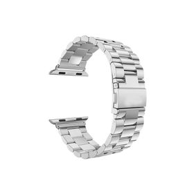 Microsonic Apple Watch SE 2022 Gümüş 44 mm Metal Stainless Steel Kordon
