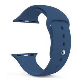 Microsonic Apple Watch SE 2022 Lacivert 44 mm Silikon Kordon