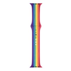 Microsonic Apple Watch SE 2022 Pride Edition 44 mm Silikon Kordon