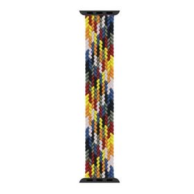 Microsonic Apple Watch SE 40 mm Braided Solo Loop Band Multi Color 127 mm Small Kordon
