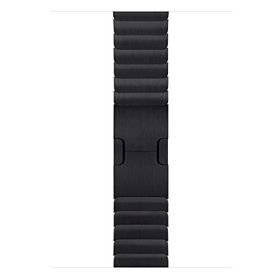 Microsonic Apple Watch SE 40 mm Link Bracelet Band Siyah Uyumlu Kordon