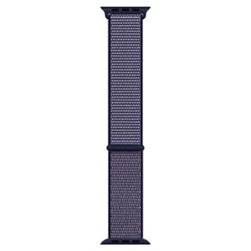 Microsonic Apple Watch SE 40 mm Woven Sport Loop Lacivert Hasırlı Kordon