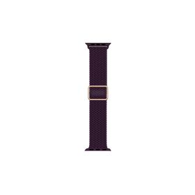 Microsonic Apple Watch SE 44 mm Braided Loop Band Bordo Kordon