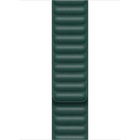 Microsonic Apple Watch SE 44 mm Leather Link Band Koyu Yeşil Kordon