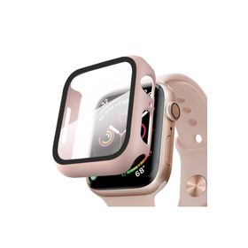 Microsonic Apple Watch SE 44 mm Rose Gold Matte Premium Slim Watch Band Kılıf