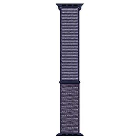 Microsonic Apple Watch Series 1 38 mm Woven Sport Loop Midnight Blue Hasırlı Kordon