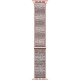 Microsonic Apple Watch Series 1 38 mm Woven Sport Loop Pink Sand Hasırlı Kordon