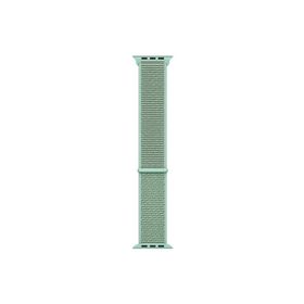 Microsonic Apple Watch Series 2 38 mm Hasırlı Woven Sport Loop Marine Green Kordon