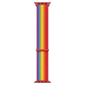Microsonic Apple Watch Series 2 38 mm Hasırlı Woven Sport Loop Pride Edition Kordon