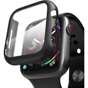 Microsonic Apple Watch Series 2 38 mm Siyah Matte Premium Slim Watch Band Kılıf