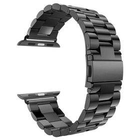 Microsonic Apple Watch Series 2 38 mm Siyah Metal Stainless Steel Kordon