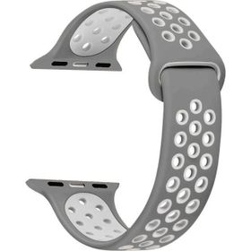 Microsonic Apple Watch Series 2 42 mm Gri Rainbow Sport Band Kordon