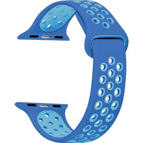 Microsonic Apple Watch Series 2 42 mm Rainbow Sport Band Acem Mavisi Kordon