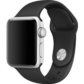 Microsonic Apple Watch Series 2 Siyah 38 mm Silikon Kordon
