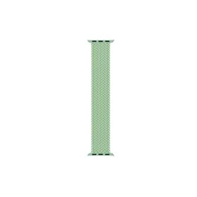 Microsonic Apple Watch Series 3 38 mm Braided Solo Loop Band 160 mm Açık Yeşil Kordon