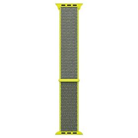 Microsonic Apple Watch Series 3 38 mm Flash Hasırlı Woven Sport Loop Kordon