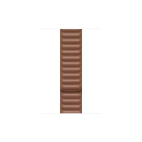 Microsonic Apple Watch Series 3 38 mm Leather Link Band Kahverengi Kordon