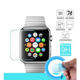 Microsonic Apple Watch Series 3 42 mm Nano Cam Kırılmaz film Ekran Koruyucu