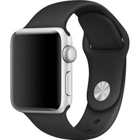 Microsonic Apple Watch Series 3 42 mm Siyah Silikon Kordon