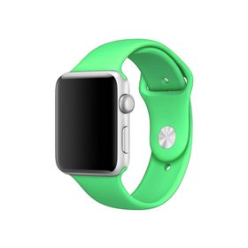 Microsonic Apple Watch Series 3 Yeşil 38 mm Silikon Kordon