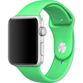 Microsonic Apple Watch Series 3 Yeşil 38 mm Silikon Kordon