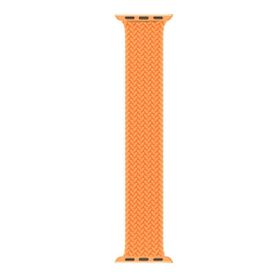 Microsonic Apple Watch Series 4 40 mm Braided Solo Loop Band 160 mm Turuncu Kordon