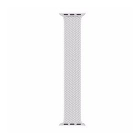 Microsonic Apple Watch Series 4 40 mm Braided Solo Loop Band Beyaz 127 mm Small Kordon