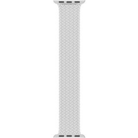 Microsonic Apple Watch Series 4 40 mm Braided Solo Loop Band Beyaz 127 mm Small Kordon