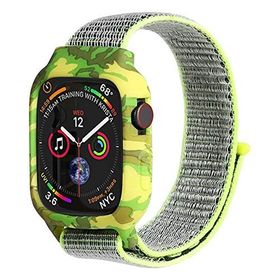 Microsonic Apple Watch Series 4 40 mm Camouflage Armor Pro Sarı Kordon