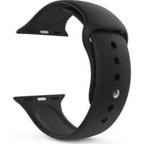 Microsonic Apple Watch Series 4 40 mm Siyah Silikon Kordon