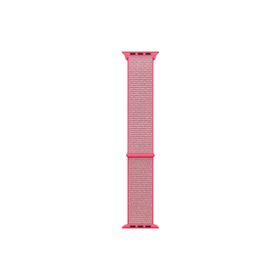 Microsonic Apple Watch Series 4 40 mm Woven Sport Loop Hot Pink Hasırlı Kordon