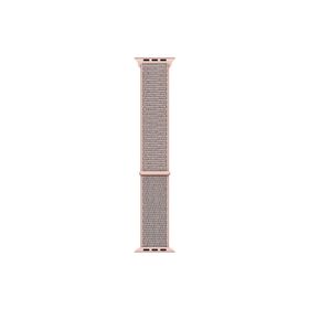 Microsonic Apple Watch Series 4 40 mm Woven Sport Loop Pink Sand Hasırlı Kordon