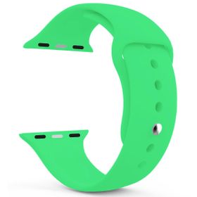 Microsonic Apple Watch Series 4 Uyumlu 40 mm Silikon Yeşil Kordon