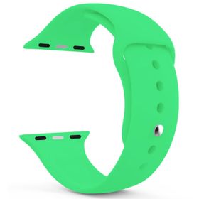 Microsonic Apple Watch Series 4 Uyumlu 40 mm Silikon Yeşil Kordon
